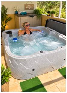 Hot tub included!