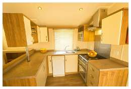 Kitchen with fitted units