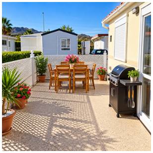 Front patio for outside living